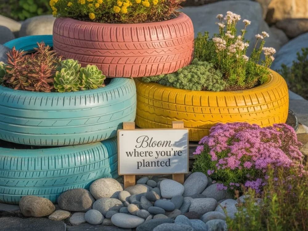 Jak zrobić skalniak z opon – prosty sposób na ekologiczny ogród krok po kroku